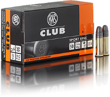 metak RWS Club .22 LR 2.6 g municija