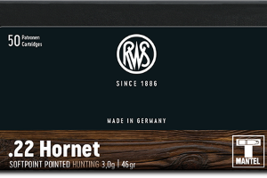 Streljivo RWS .22 Hornet Teilmantel spitz 3 g metak municija