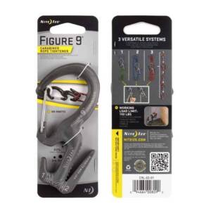 Nite Ize Figure 9 višenamjenski karabiner može poslužiti za vezanje čamca na auto, osiguravanje više kutija kod transporta, ili za nošenje drva za potpalu.