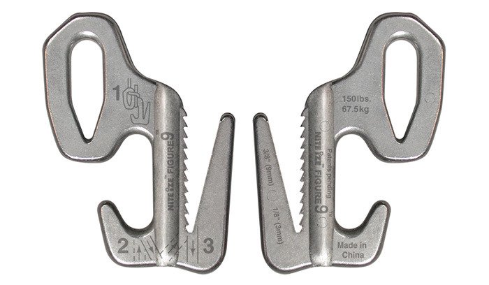 Nite Ize Figure 9 Large Camo Rope, karabiner