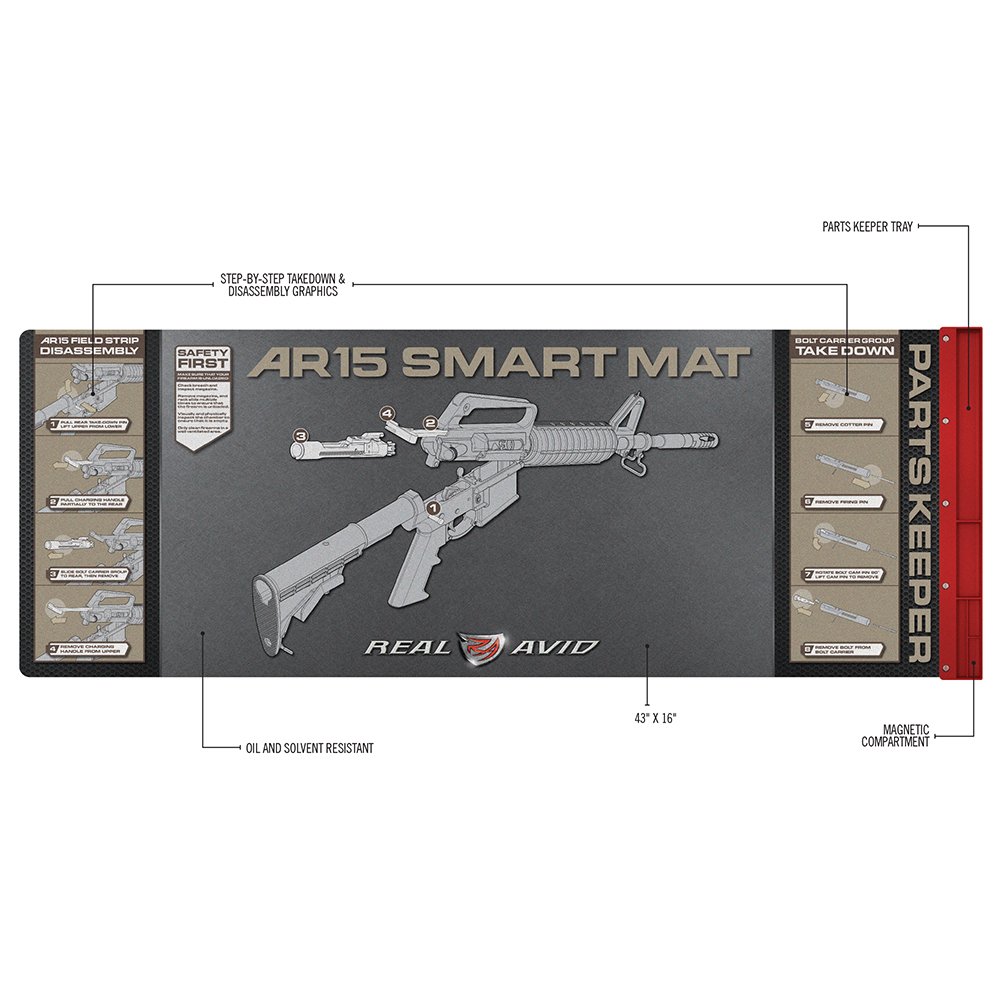 Real Avid AR-15 Smart Mat® prostirka za čišćenje / održavanje oružja