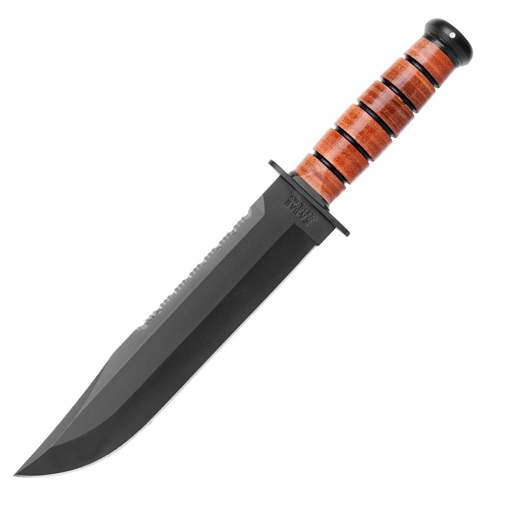 Ka-Bar 2217 Leather Handled Big Brother Knife nož