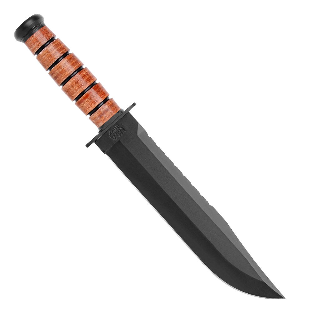 Ka-Bar 2217 Leather Handled Big Brother Knife nož