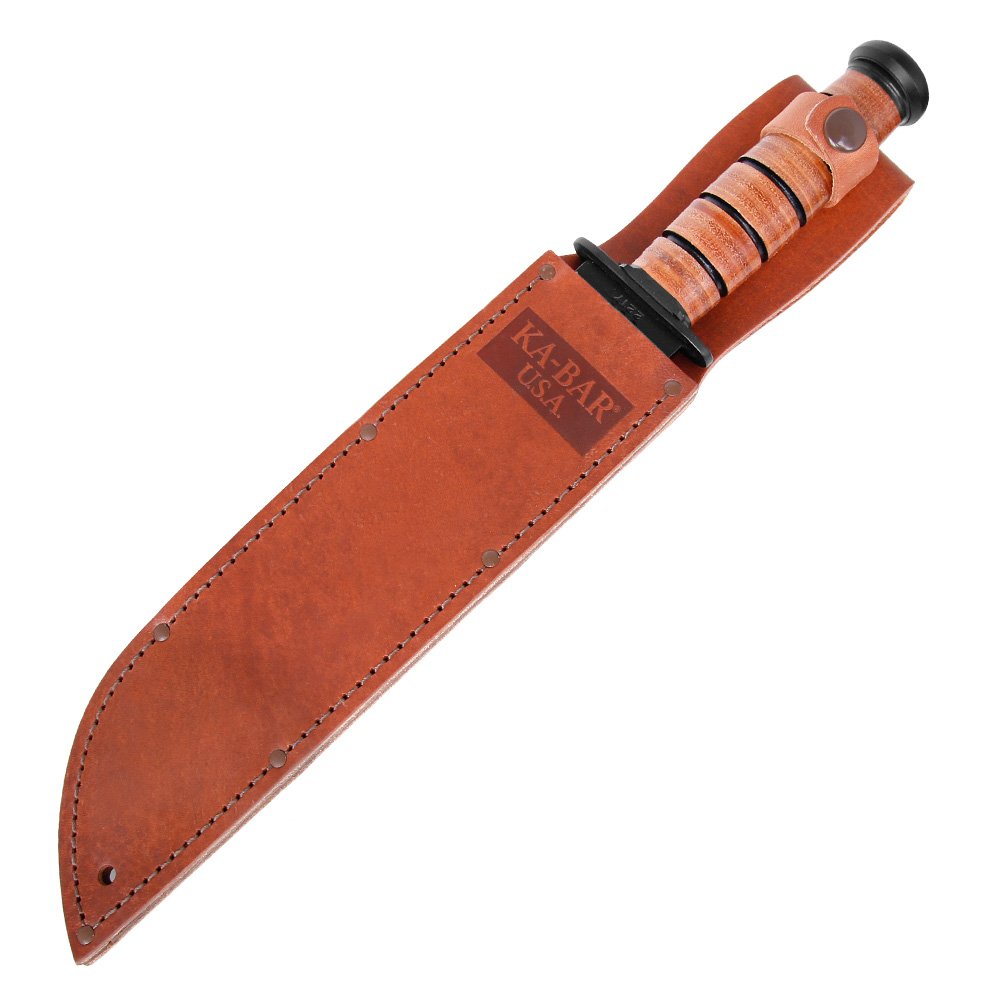 Ka-Bar 2217 Leather Handled Big Brother Knife nož