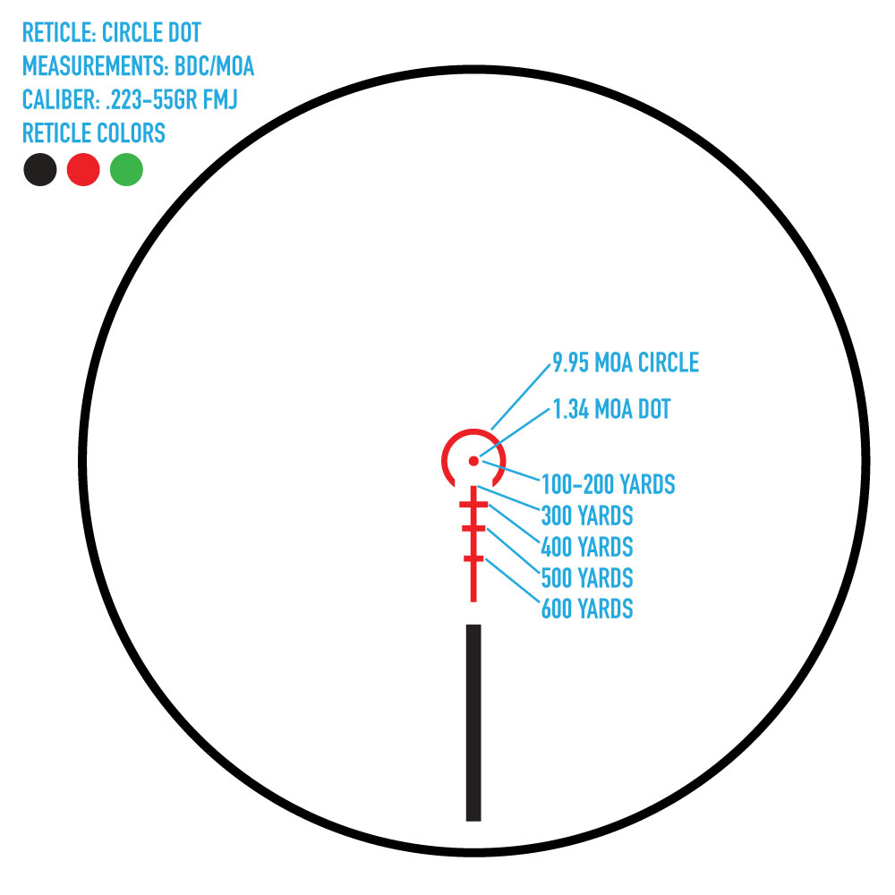Firefield RapidStrike 1-6x24 Kit optički ciljnik optika