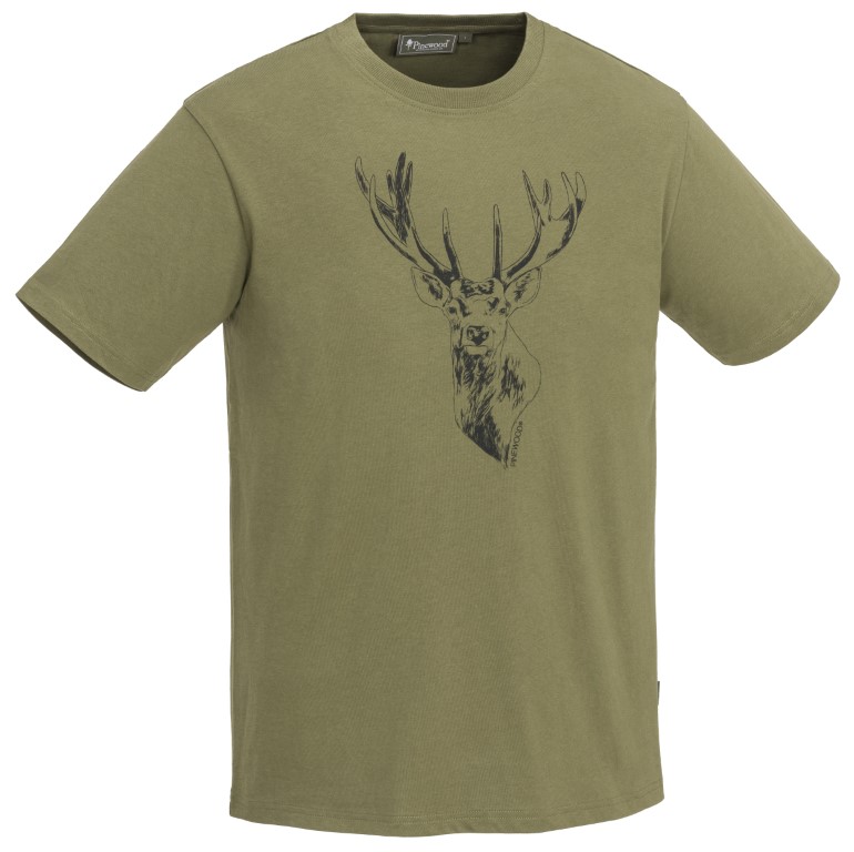 Pinewood® Red Deer T-Shirt 5038 lovačka pamučna kratka majica lovačka oprema
