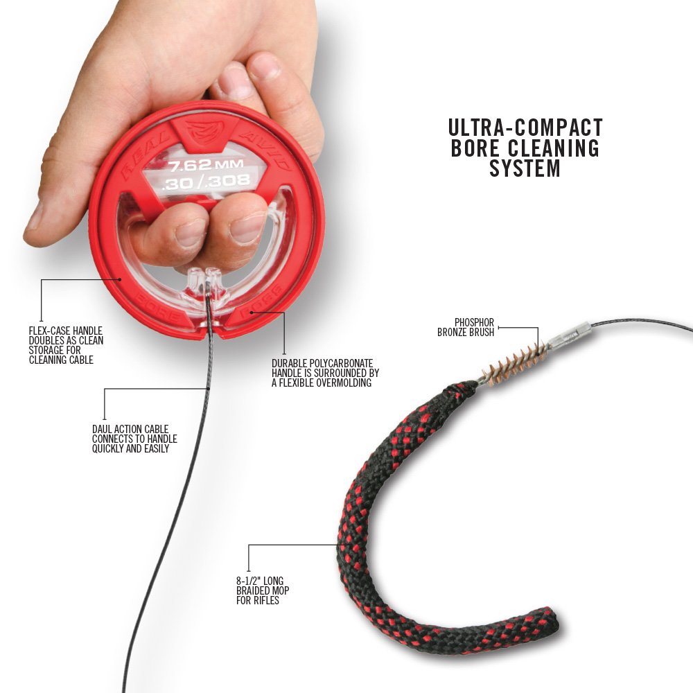 Real Avid Bore Boss® špaga za čišćenje oružja .30/.308/7.62 boresnake