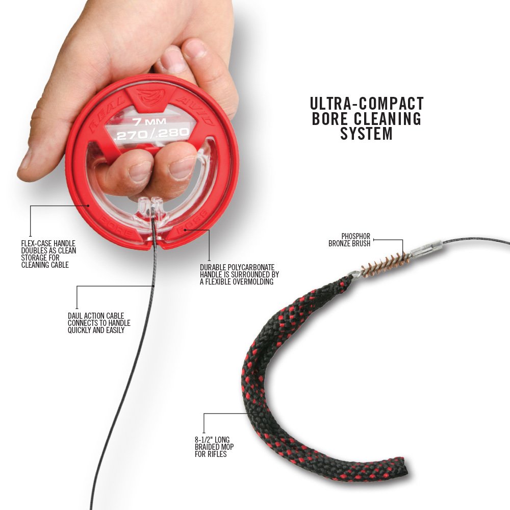 Real Avid Bore Boss® špaga za čišćenje oružja .270/.280/7 mm AVBB270 boresnake
