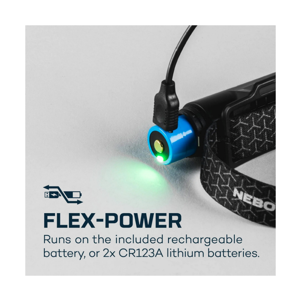 Nebo Einstein™ 1000 Flex punjiva naglavna led svjetiljka