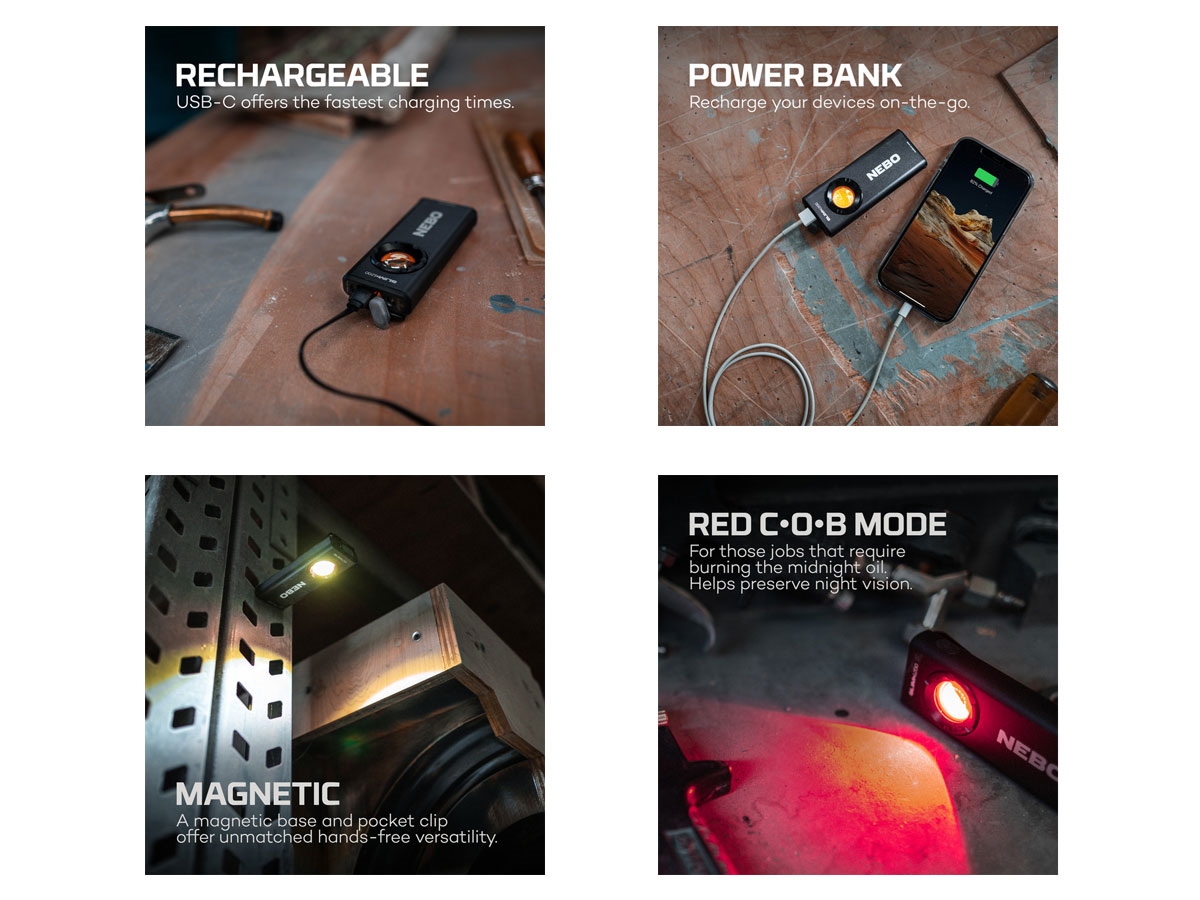 Nebo Slim+ LED svjetiljka