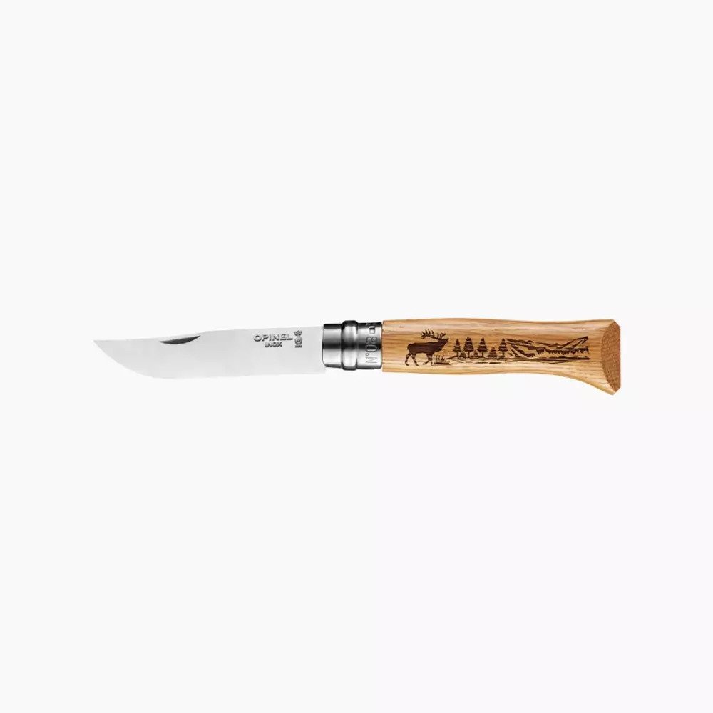 Opinel N°08 Animalia Jelen preklopni nož