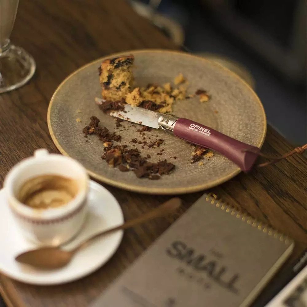 Opinel N°08 Baroudeur Grenat preklopni sklopivi nož