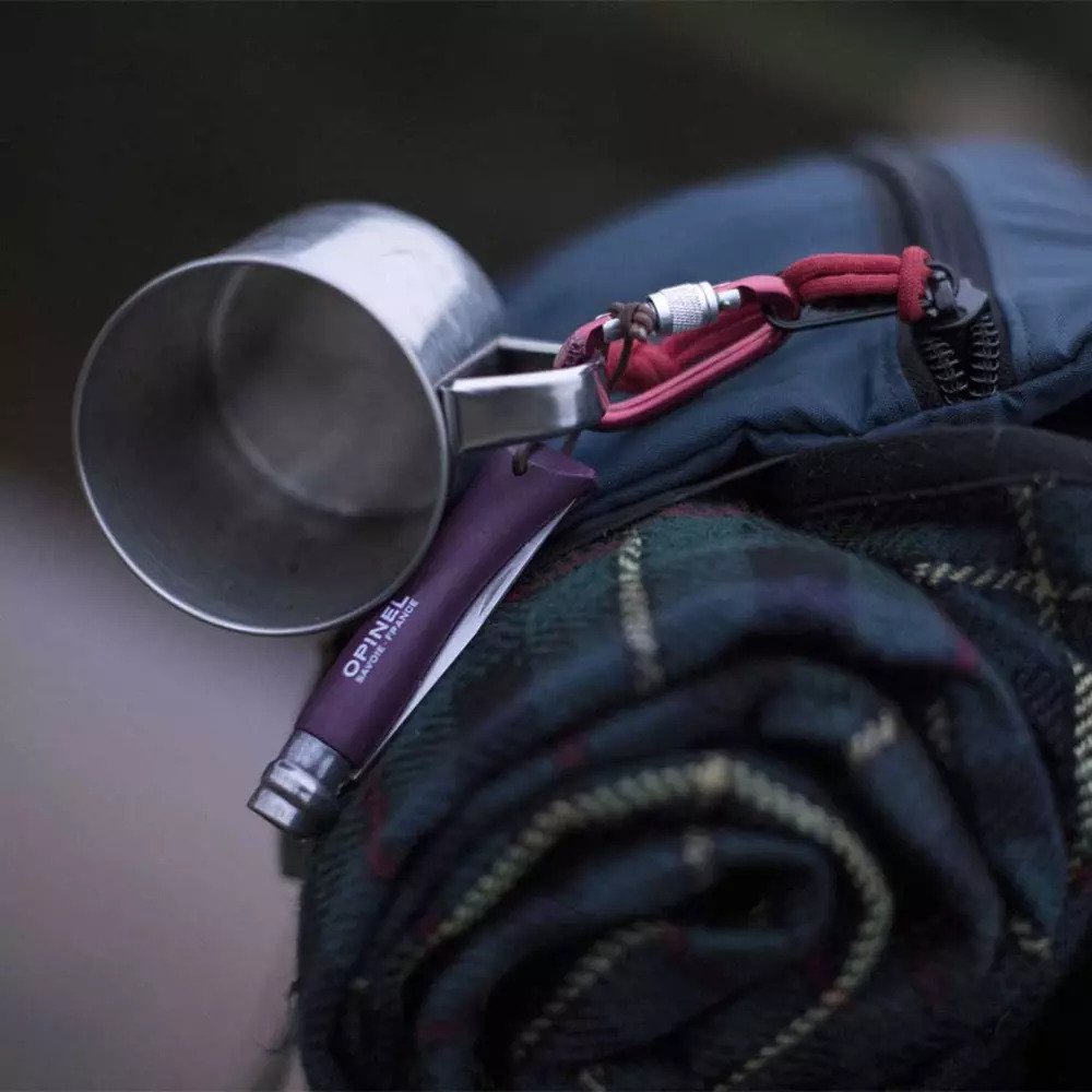 Opinel N°08 Baroudeur Grenat preklopni sklopivi nož