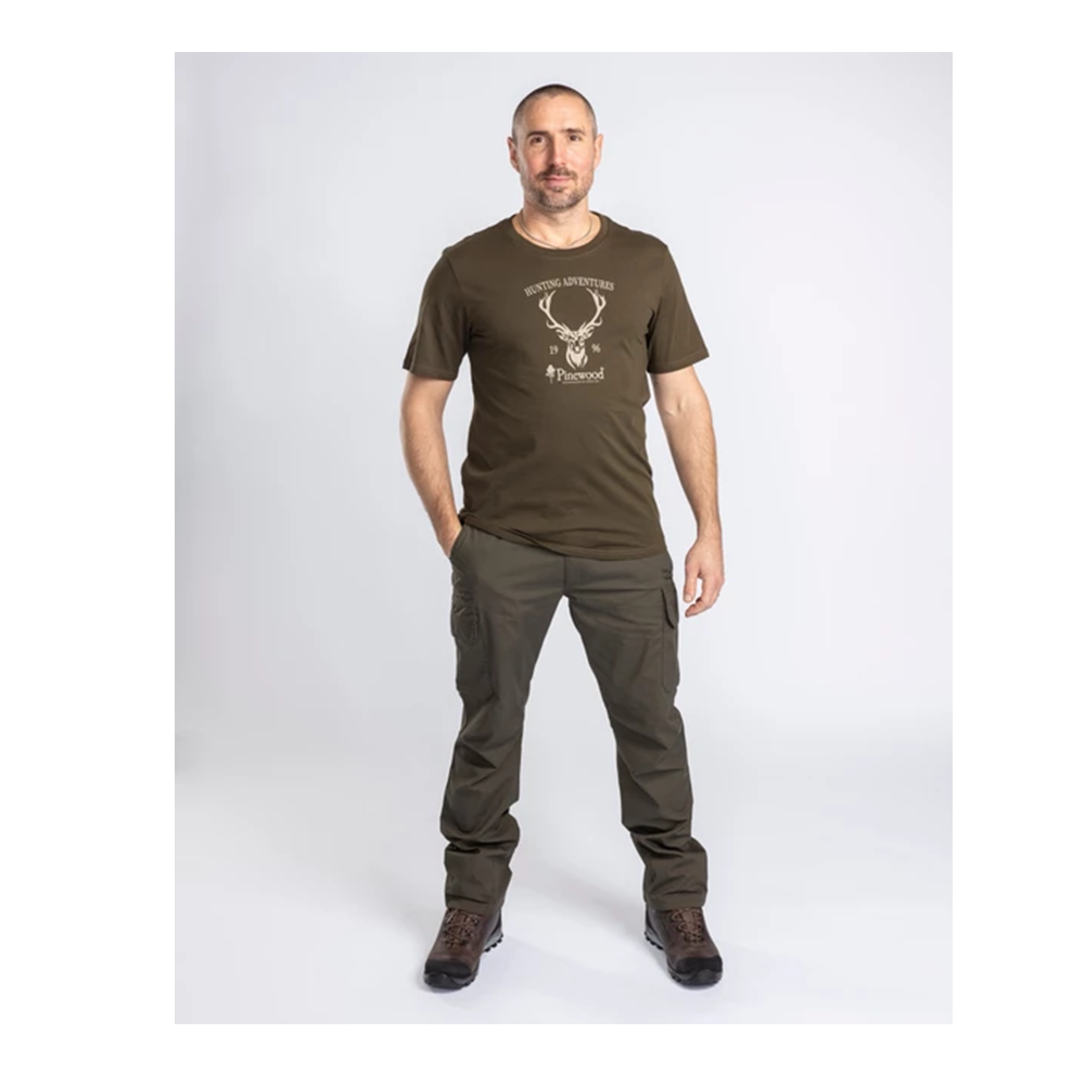 Pinewood® Red Deer T-Shirt 5452