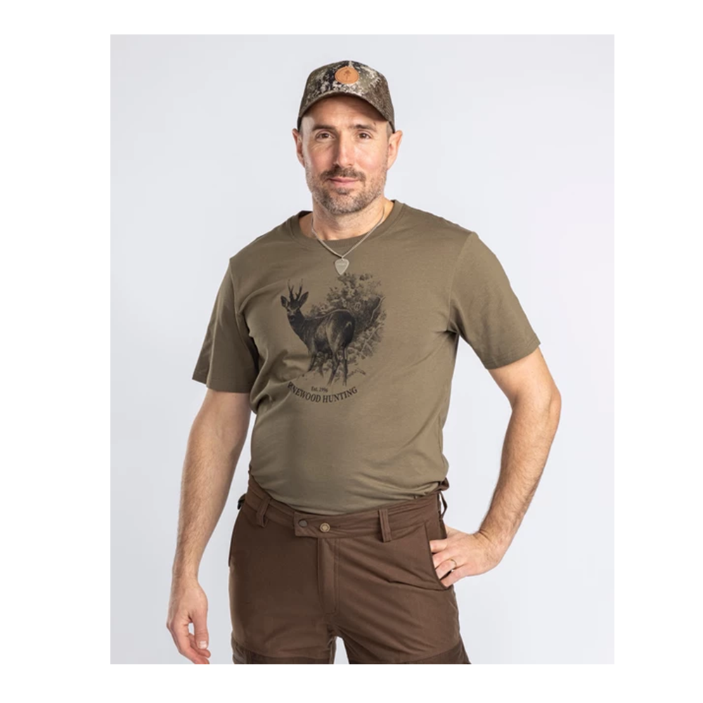 Pinewood® Roe Deer T-Shirt 5455