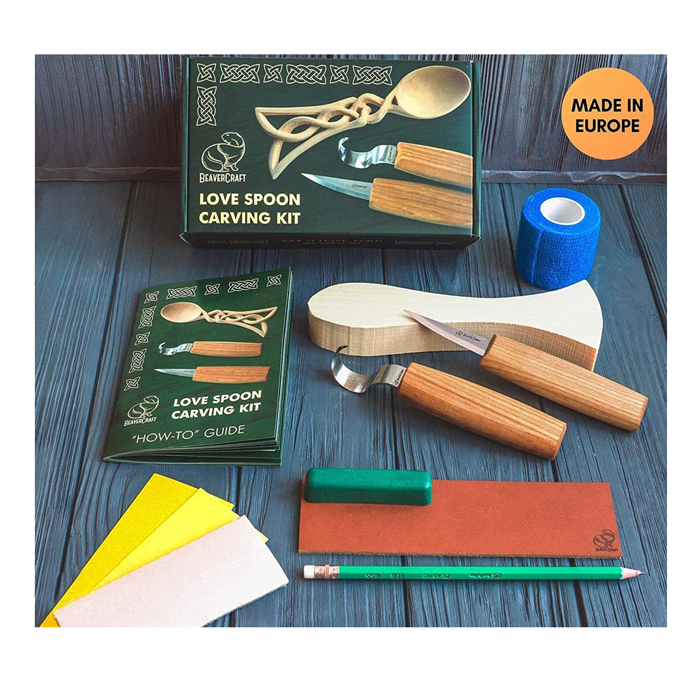 BeaverCraft DIY04 set za rezbarenje drva - keltska žlica