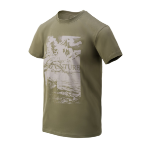 Helikon-Tex® T-Shirt Adventure is Out There - Olive Green
