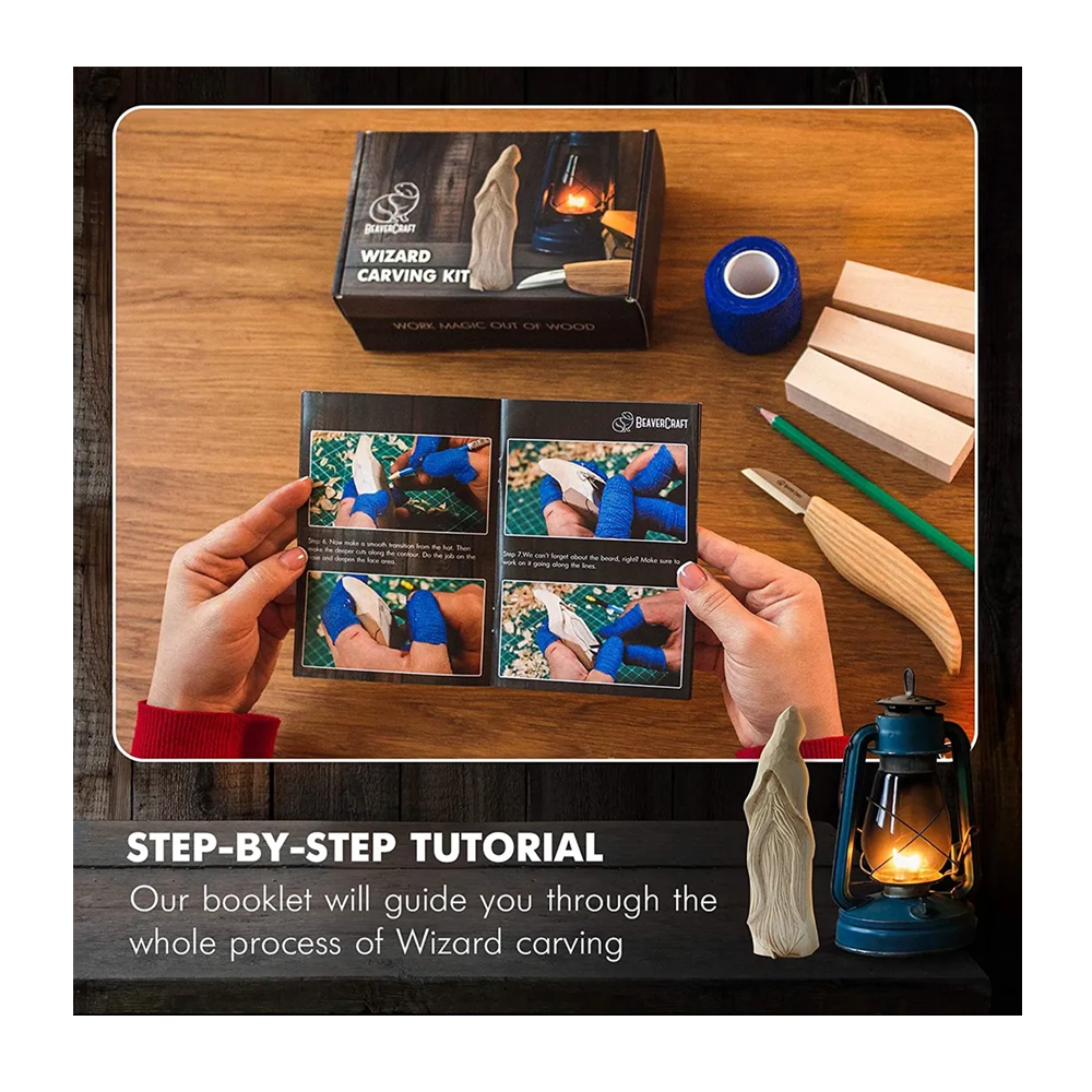 Beaver Craft set za rezbarenje drva - čarobnjak