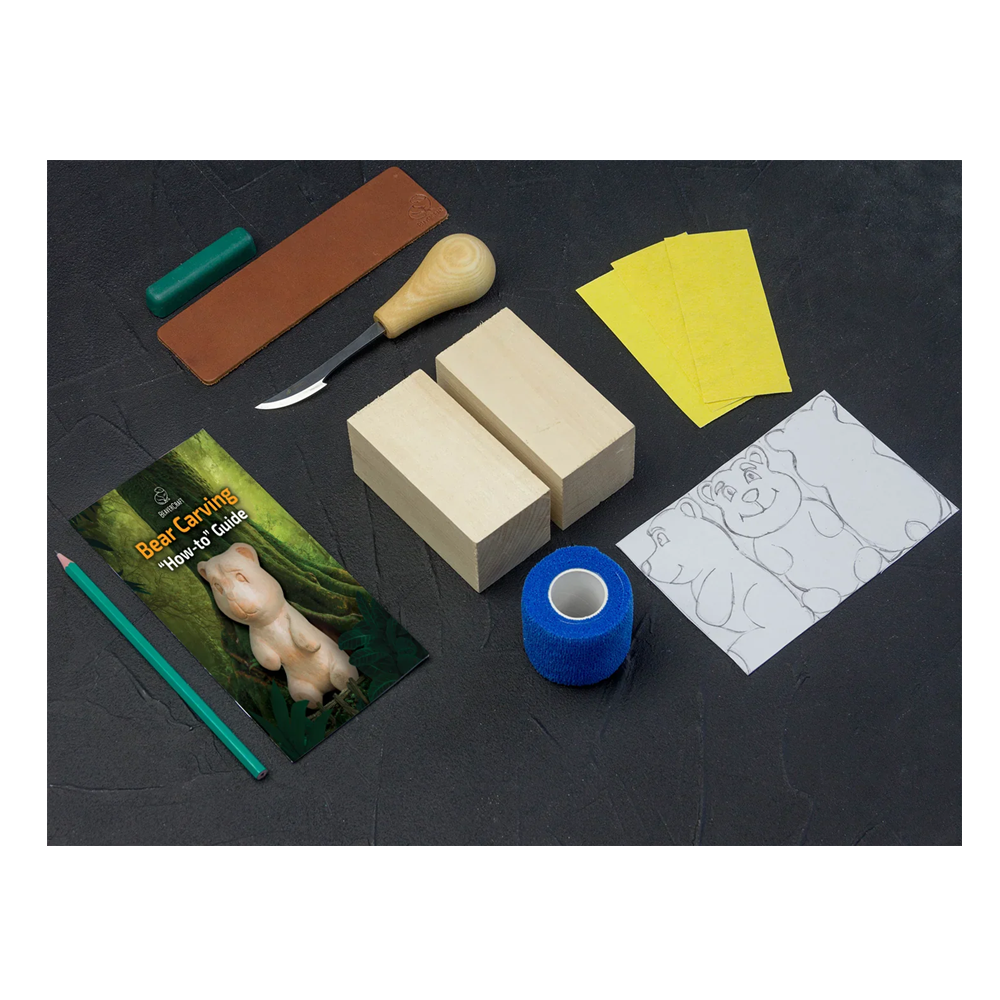 Beaver Craft set za rezbarenje drva - medvjed