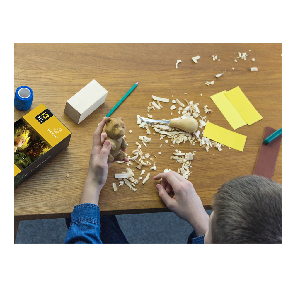 Beaver Craft set za rezbarenje drva - medvjed