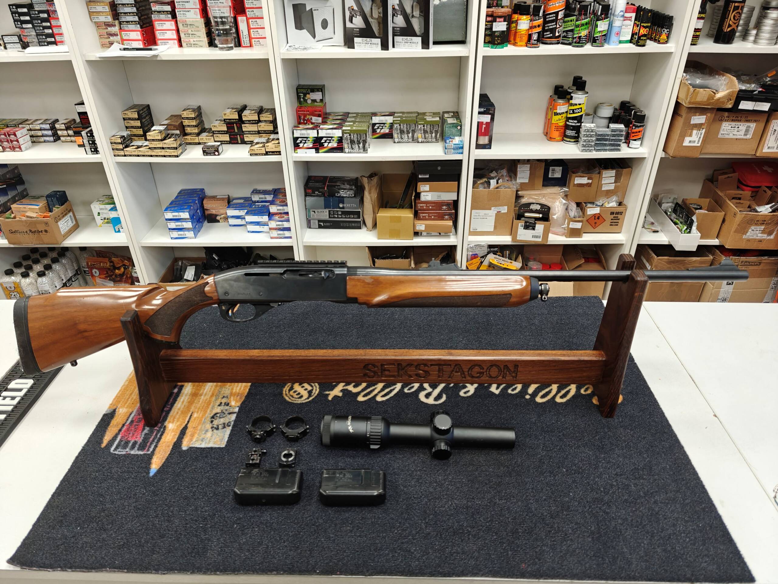 Remington Model 750 Woodsmaster s Fuzyon WA 1-6x24 optikom