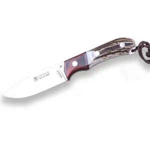 CC105_stag-horn-handle-red-wood-bolster-105-cm-stainless-steel-blade-lengthjoker-aguila-hunting-knife-leather-sheath